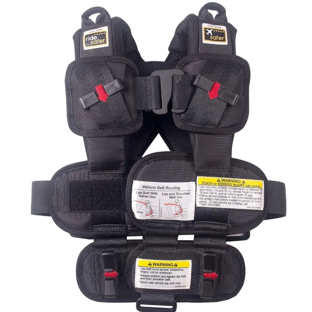 RideSafer Delight Travel Vest – Size XS – Excellent Condition - Black - Picture 2 of 10